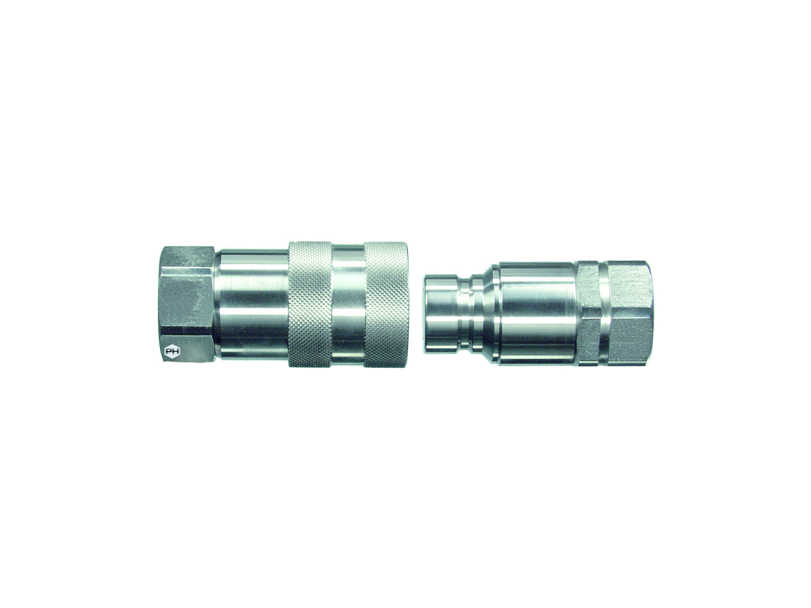 Flat-faced quick-release couplings - BSP parallel female