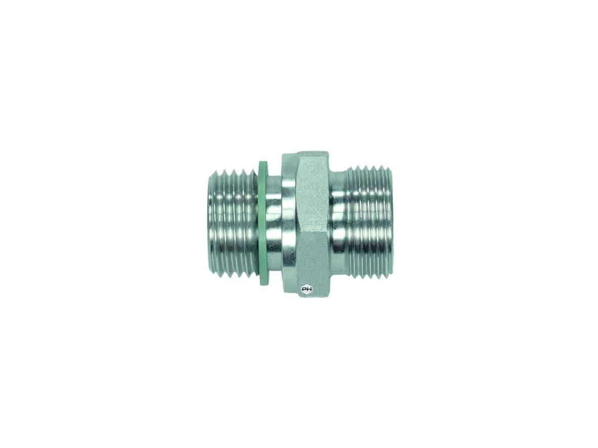 Male stud coupling to BSP parallel – captive seal - body only