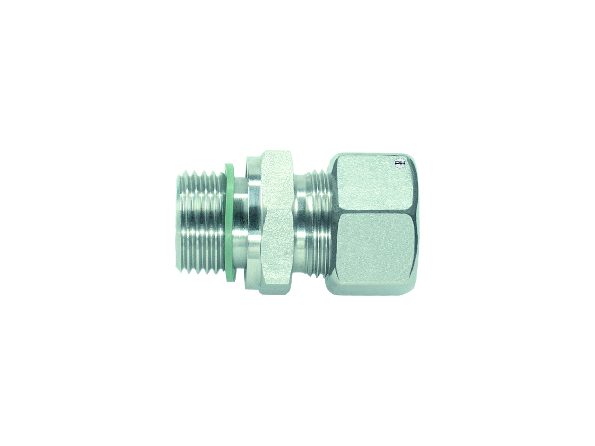 Male stud coupling to BSP parallel – captive seal